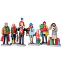 Holiday Shoppers Set of 6 Ref. 92683