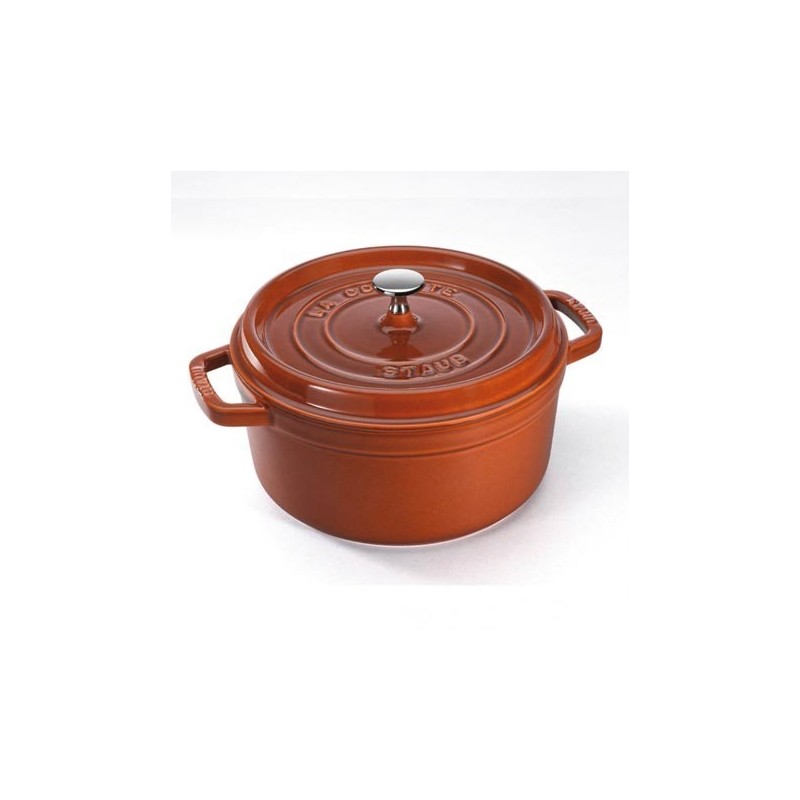 Cocotte 10 cm Cannelle en Fonte