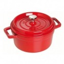 Cocotte 30 cm Rouge en Fonte