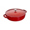 Chistera Casserole 24 cm Red in Cast Iron