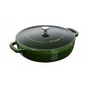 Chistera Cocotte 24 cm Vert Basilic en Fonte