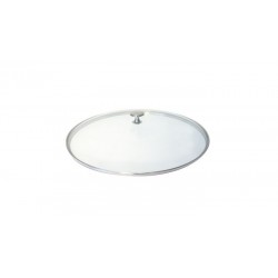 Glass Lid with Knob 16 cm Transparent