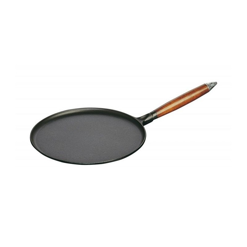 Crêpière 28 cm Noire en Fonte