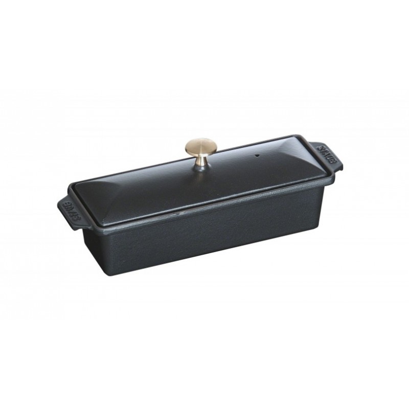 Terrine 30 x 11 cm Noire en Fonte