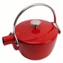 Cast Iron Teapot 16.5 cm Red