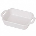 Rectangular Gratin Dish 32 x 21 cm White in Ceramic