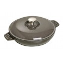 Casserole Fonte Gris Graphite avec Couvercle 20 cm