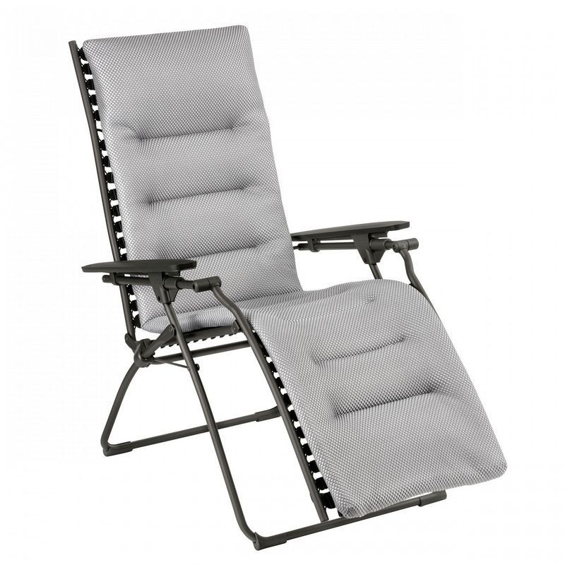 EVOLUTION Be Comfort LaFuma LFM2830 Chaise Longue Inclinable Argent