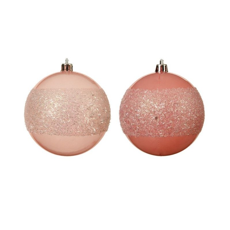 Pink ball to hang dim 8 cm Single Piece