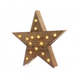 Luminous Christmas star White dim 6.5x40x39 cm-20L