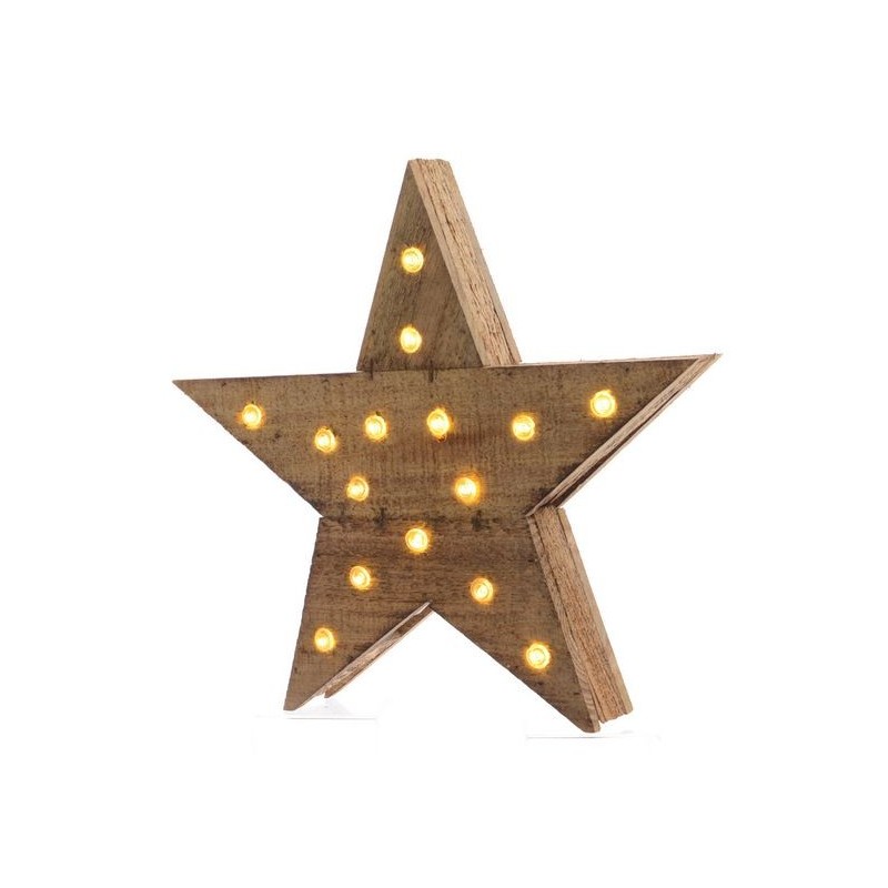 Luminous Christmas star White dim 6.5x40x39 cm-20L