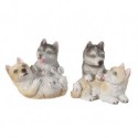 Husky Dogs dim 10x10.5x10 cm Single Piece