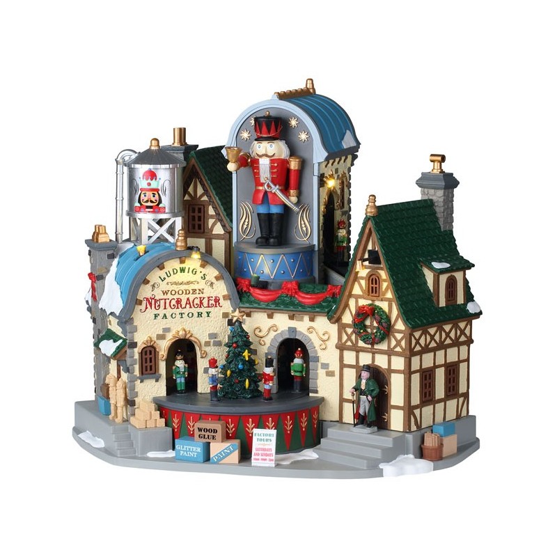 Ludwig's Wooden Nutcracker Factory avec Adaptateur 4,5 V Réf. 95463