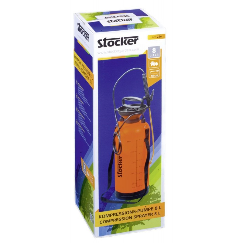 Stocker Pompe à pression 8 L