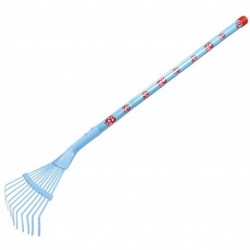 Stocker Rake 78 cm light blue color KIDS GARDEN