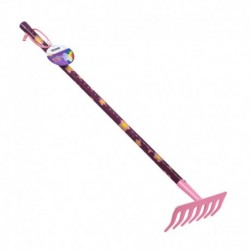 Stocker Rake 78 cm 7 teeth pink color KIDS GARDEN