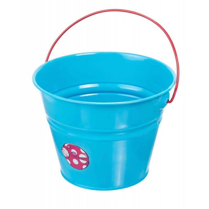 Seau Stocker KIDS GARDEN bleu clair