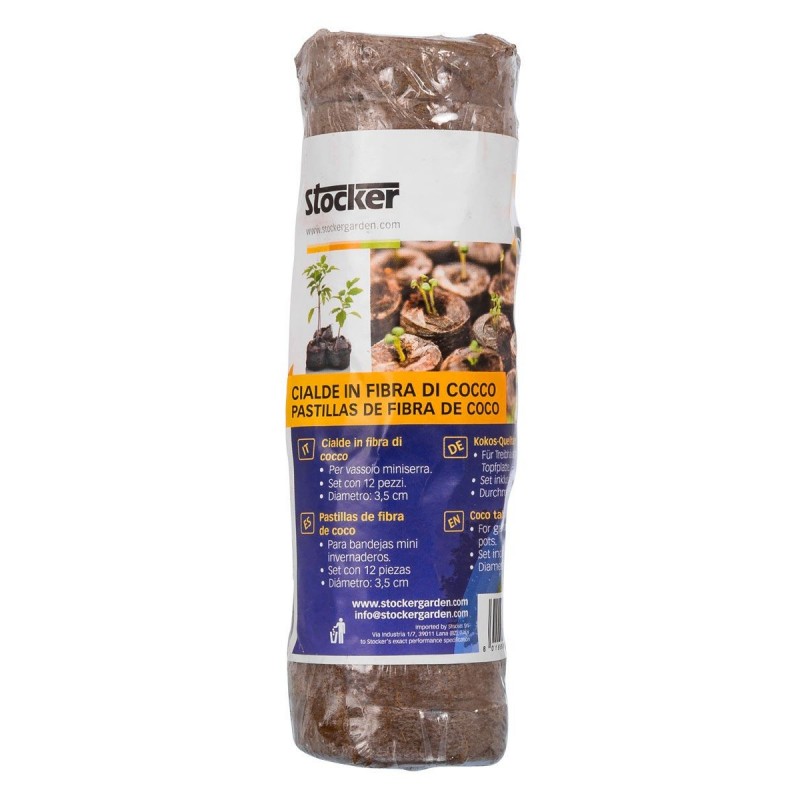 Stocker Cosses fibre de coco 1 x 12 dosettes