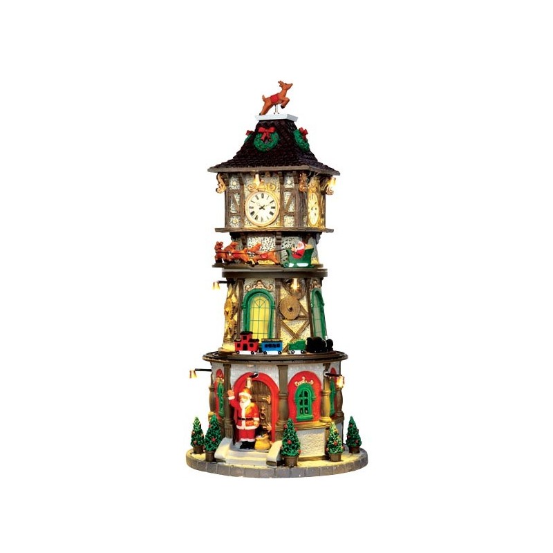 Christmas Clock Tower avec Adaptateur 4,5 V Réf. 45735