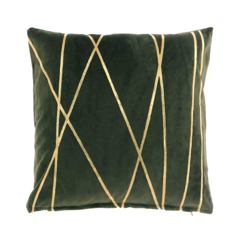 Coussin Sans 45x45 cm Couleur Vert Profond