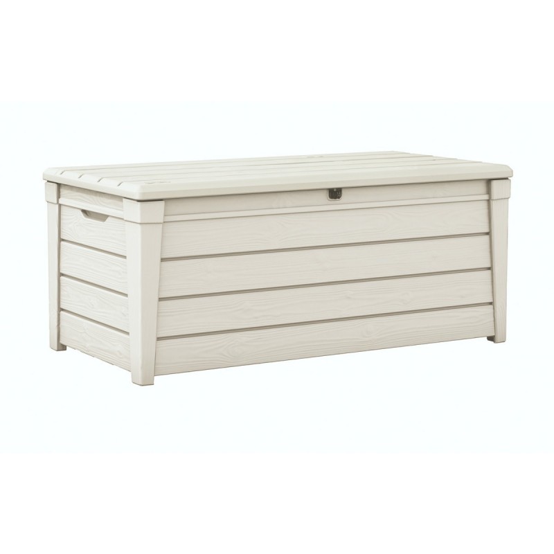 Keter Baule BRIGHTWOOD Pool Box 120 Blanc