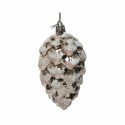 Plastic pine cone 9 cm. Single piece