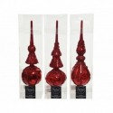 Glass tip 31 cm red. Single piece