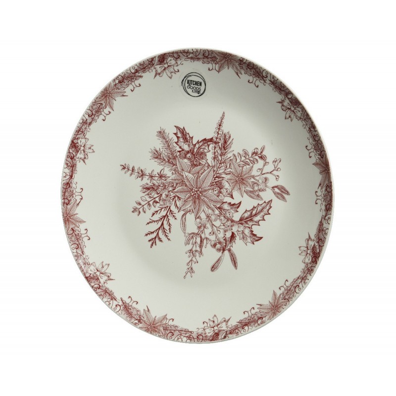 Assiette en porcelaine 26 cm.