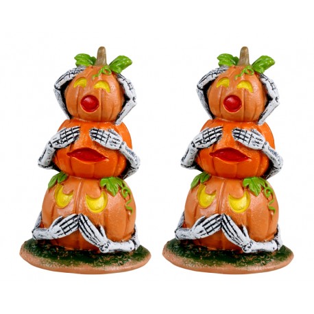 Pumpkin Snowmen Set Of 2 Réf. 34073