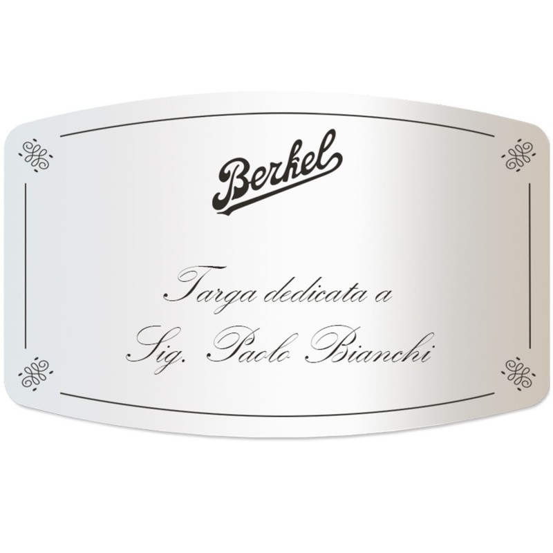 Berkel Assiette Personnalisable Argent