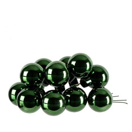 Bunch of Green Glass Balls