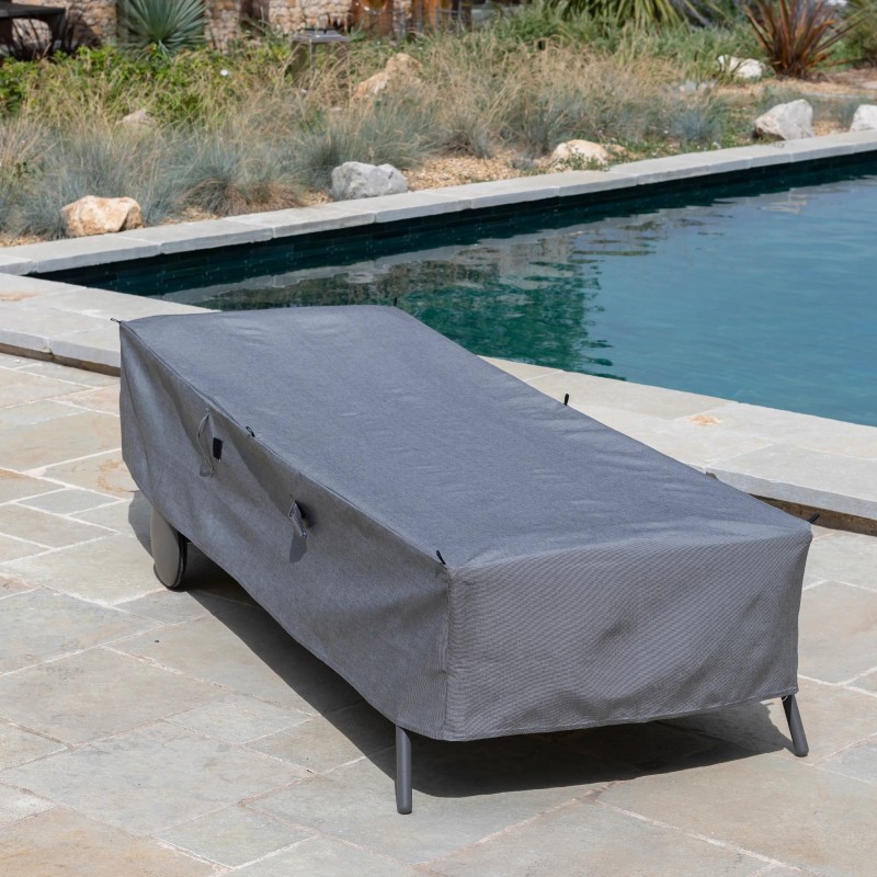 Housse de protection pour bain de soleil Miami II LaFuma LFM5270 Anthracite