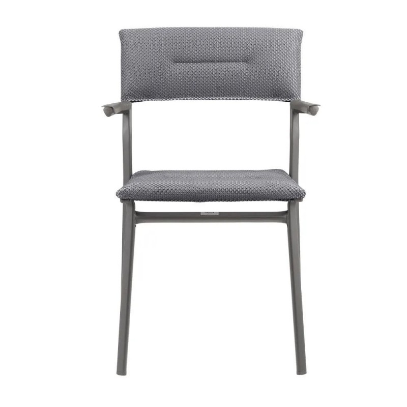 Stackable Chair with Armrests ORON LaFuma LFM5273 Silver