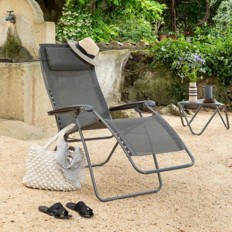 Reclining Armchair Deckchair RSXA CLIP LaFuma LFM2055 Graphite