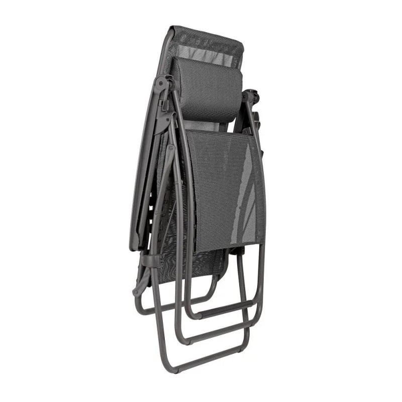 Fauteuil inclinable transat RSXA CLIP XL LaFuma LFM2057 Noir