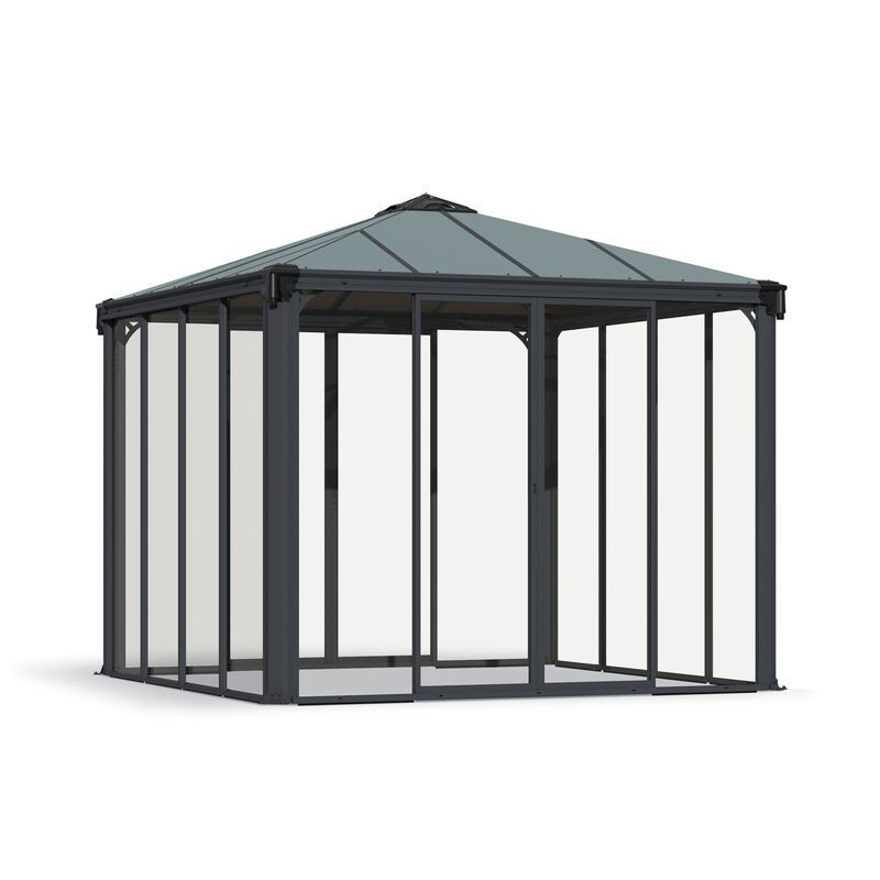 Canopia Tonnelle fermée Ledro en aluminium 3X3 m