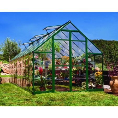 Canopia Balance Hybrid Garden Greenhouse in Polycarbonate 607X244X229 cm Green