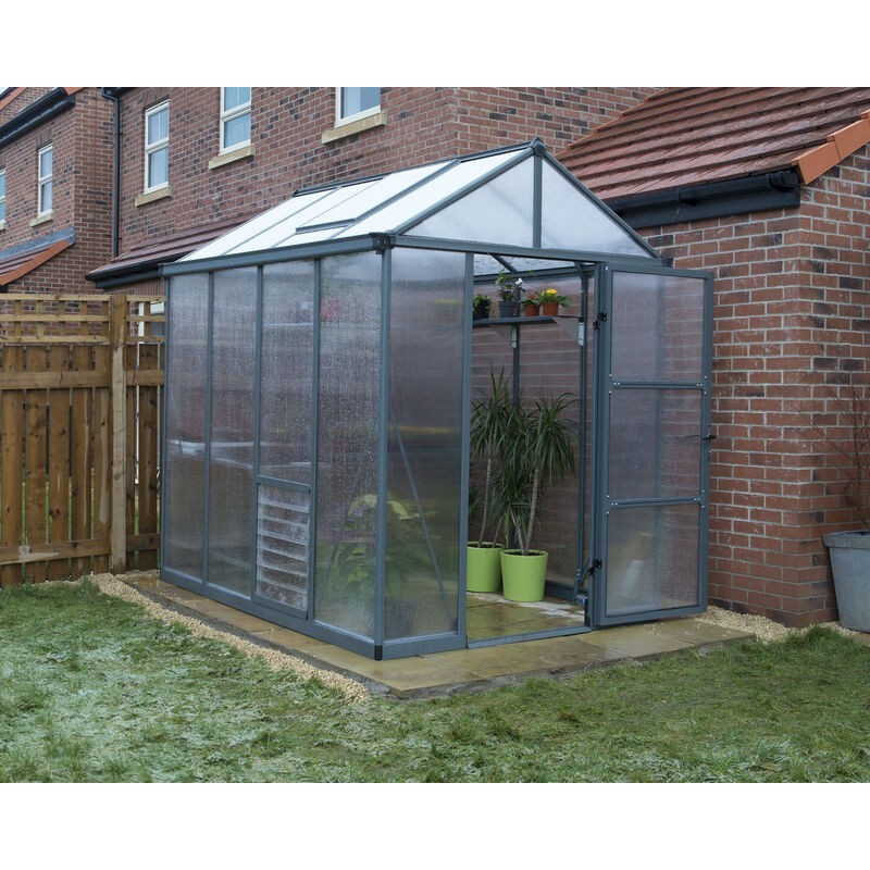 Serre de jardin Canopia Glory en polycarbonate premium 244X195X251 cm