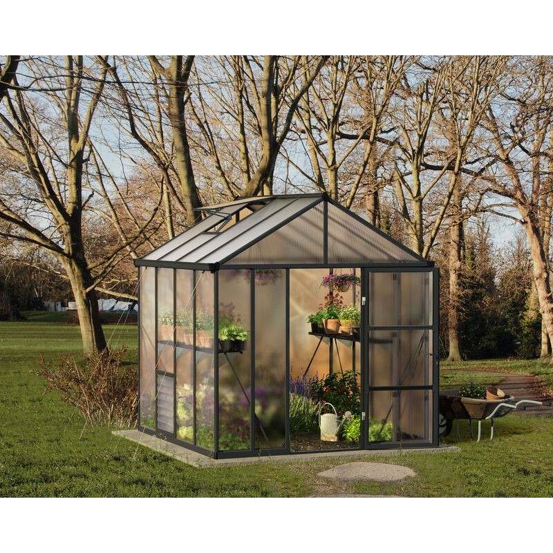 Serre de jardin Canopia Glory en polycarbonate premium 244X253X268 cm