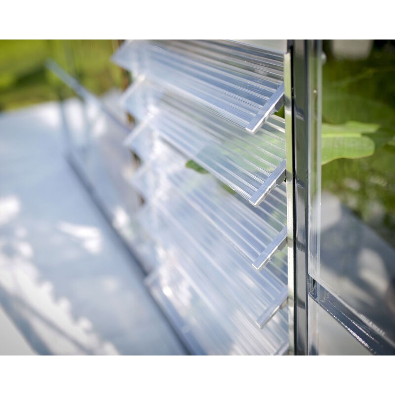 Canopia Slatted Side Window for Greenhouse - Silver