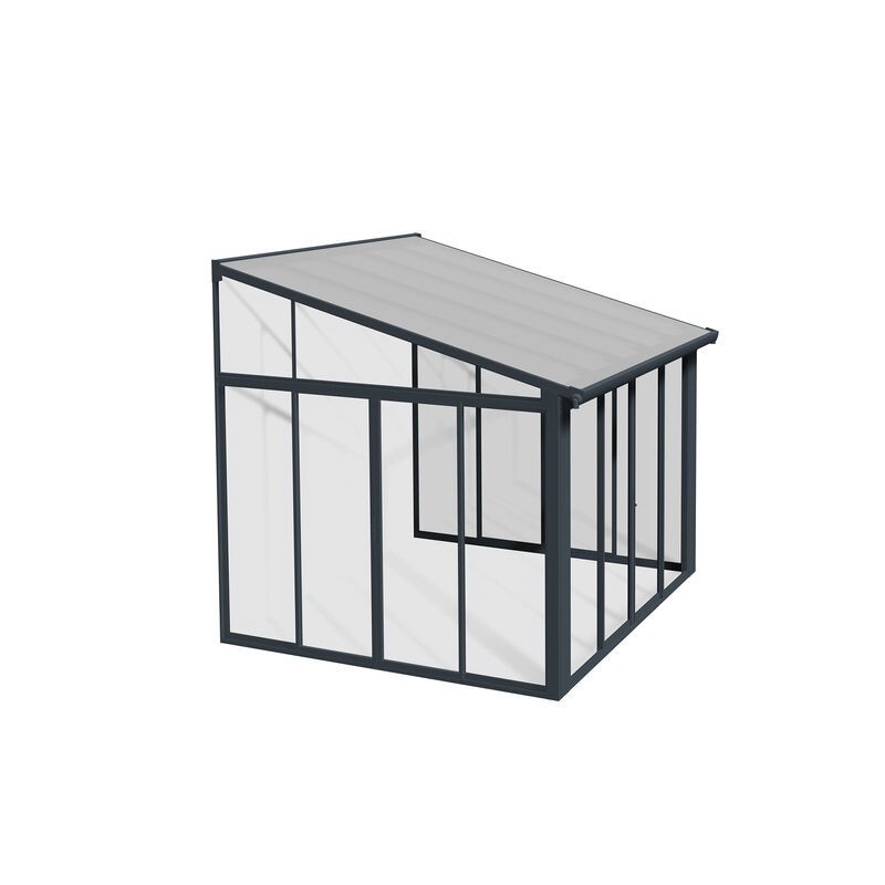 Canopia San Remo Closed Pergola in Aluminum 3X3 m Grey