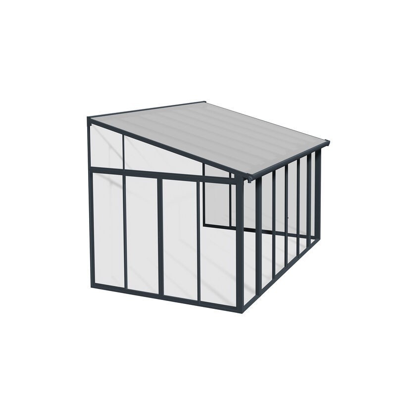 Canopia San Remo Closed Pergola in Aluminum 3X4.4 m Grey