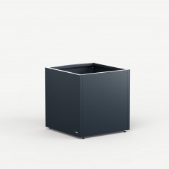 Cubo Herstera PLANTER CUBE 60 planter in Anthracite metal 60x60x60 cm