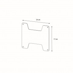 Connecteur interne pour jardinière Hestera PLANTER BALCON