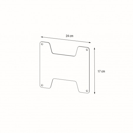 Connecteur interne pour jardinière Hestera PLANTER BALCON