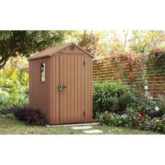 Abri de jardin en résine Keter DARWIN 4x6 Bois