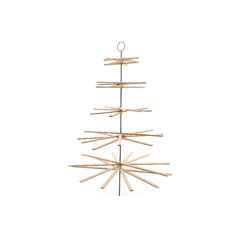 Albero Di Natale Legno Da Appendere.Albero Di Natale Stilizzato In Mdf Da Appendere