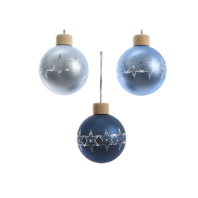 Glass Christmas ball Dim. 8 cm. Single piece