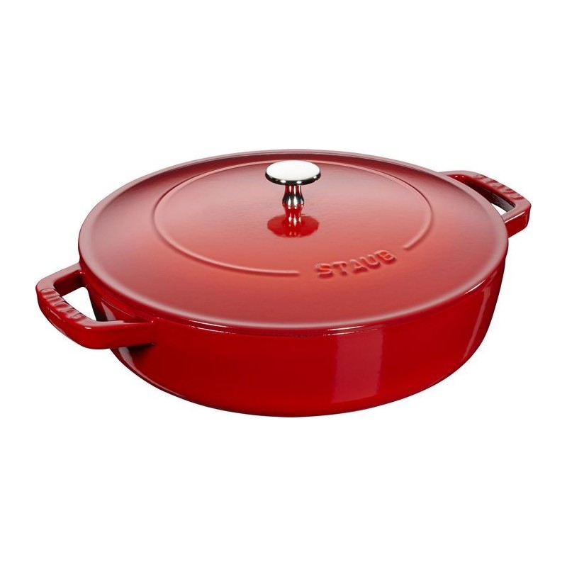 Chistera Casserole 28 cm Red in Cast Iron