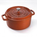 Cocotte 22 cm Cinnamon in Cast Iron